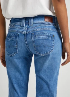 Women Pepe Jeans Gen Regular Fit Mid-Rise Jeans