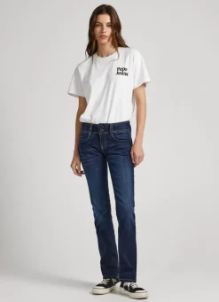 Women Pepe Jeans Gen Regular Fit Mid-Rise Jeans