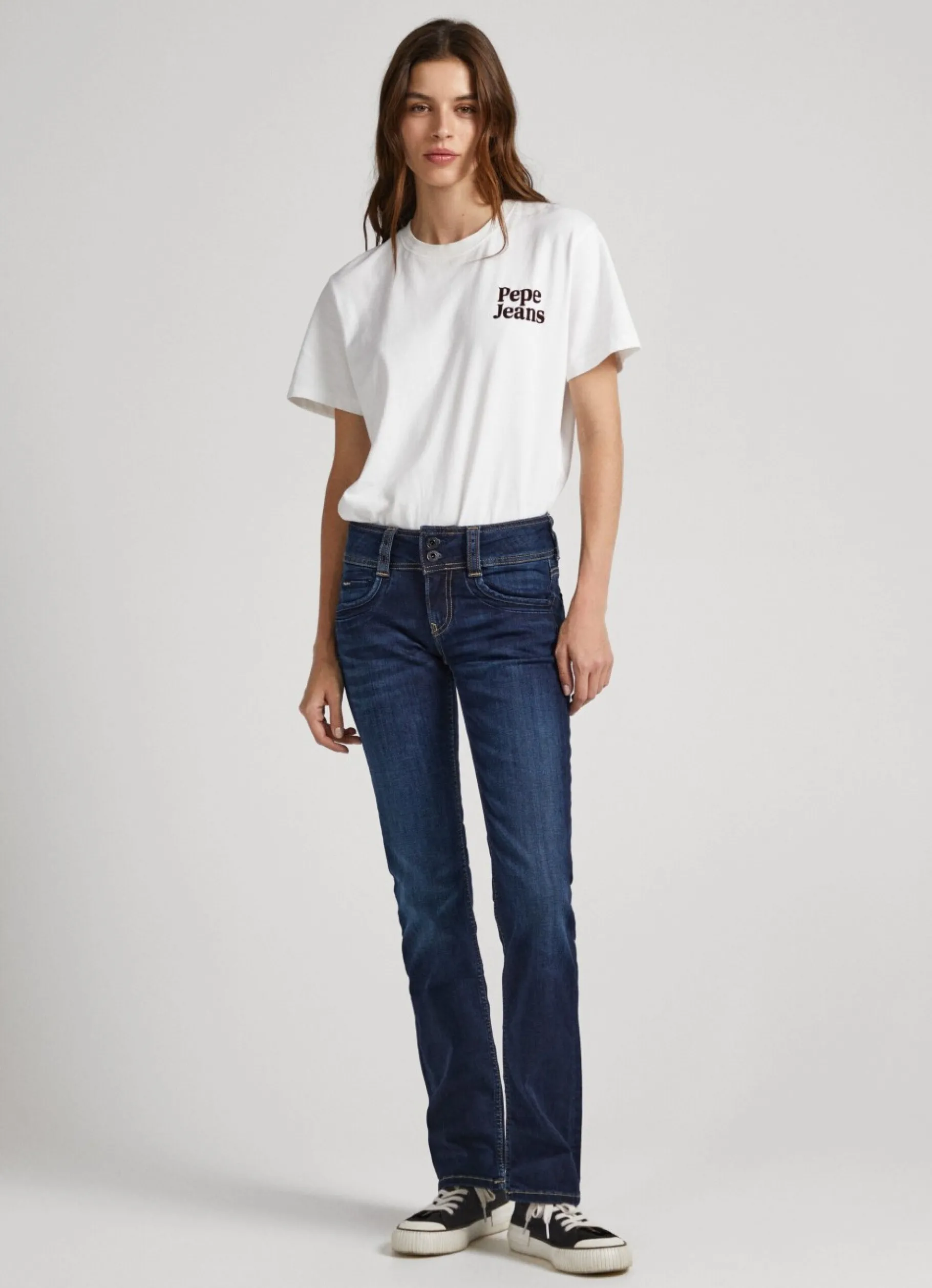 Women Pepe Jeans Gen Regular Fit Mid-Rise Jeans