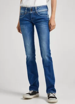 Women Pepe Jeans Gen Regular Fit Mid-Rise Jeans