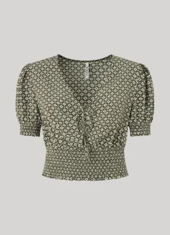 Women Pepe Jeans Geometric Print Blouse