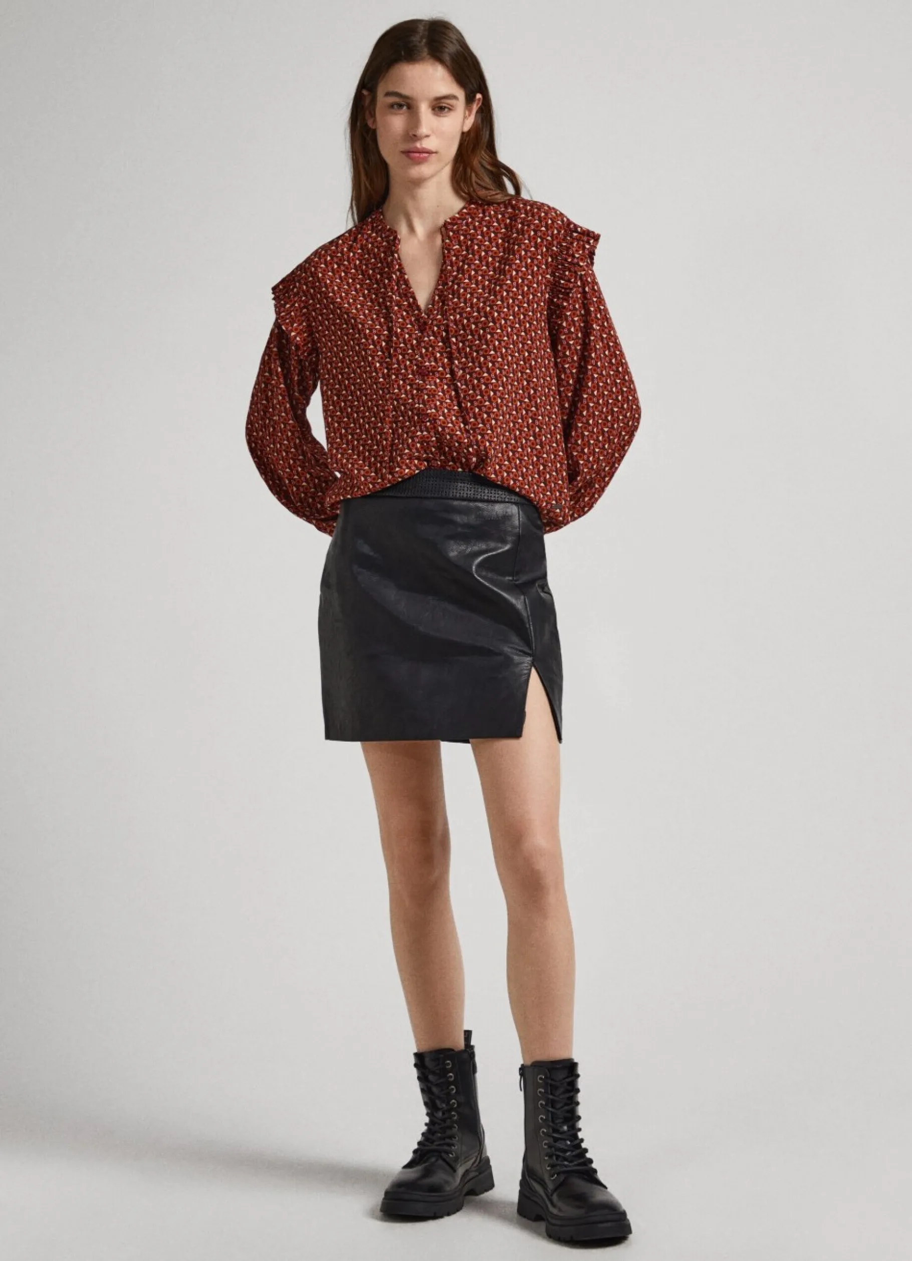 Women Pepe Jeans Geometric Print Blouse
