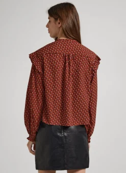 Women Pepe Jeans Geometric Print Blouse