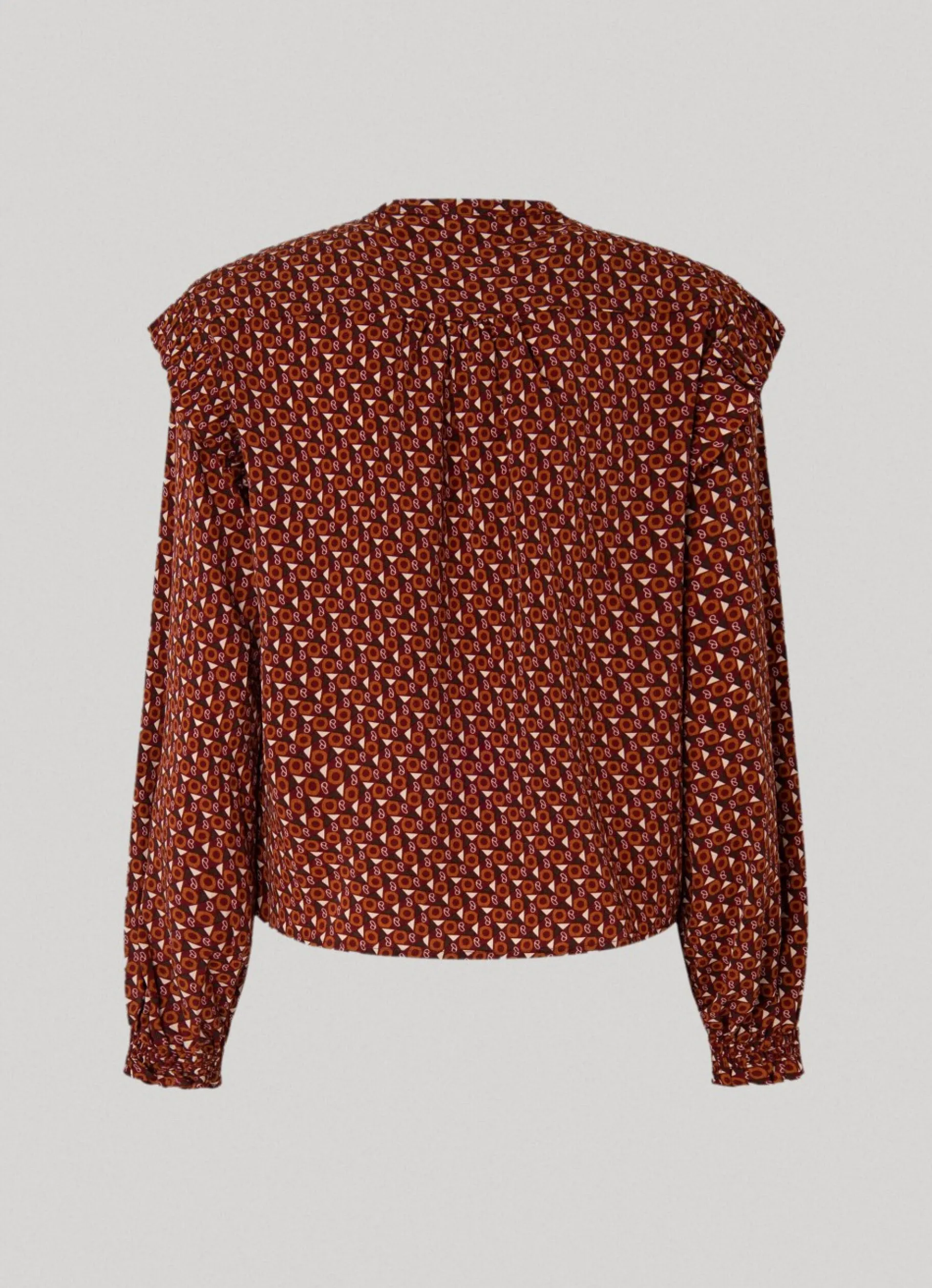 Women Pepe Jeans Geometric Print Blouse