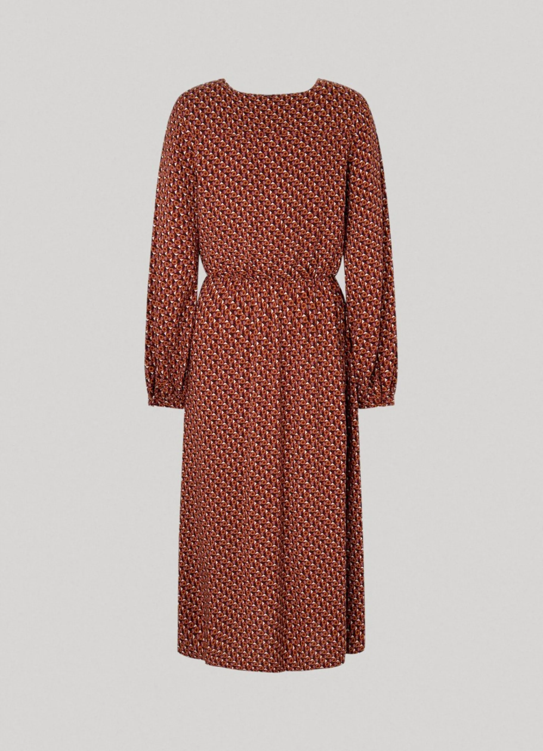Women Pepe Jeans Geometric Print Dobby Dress