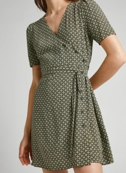 Women Pepe Jeans Geometric Print Dress