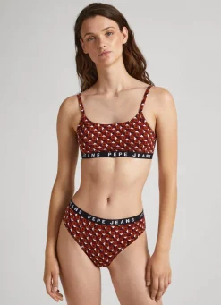 Women Pepe Jeans Geometric Print Knickers
