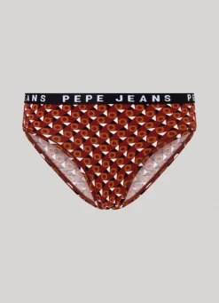 Women Pepe Jeans Geometric Print Knickers