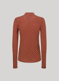 Women Pepe Jeans Geometric Print T-Shirt