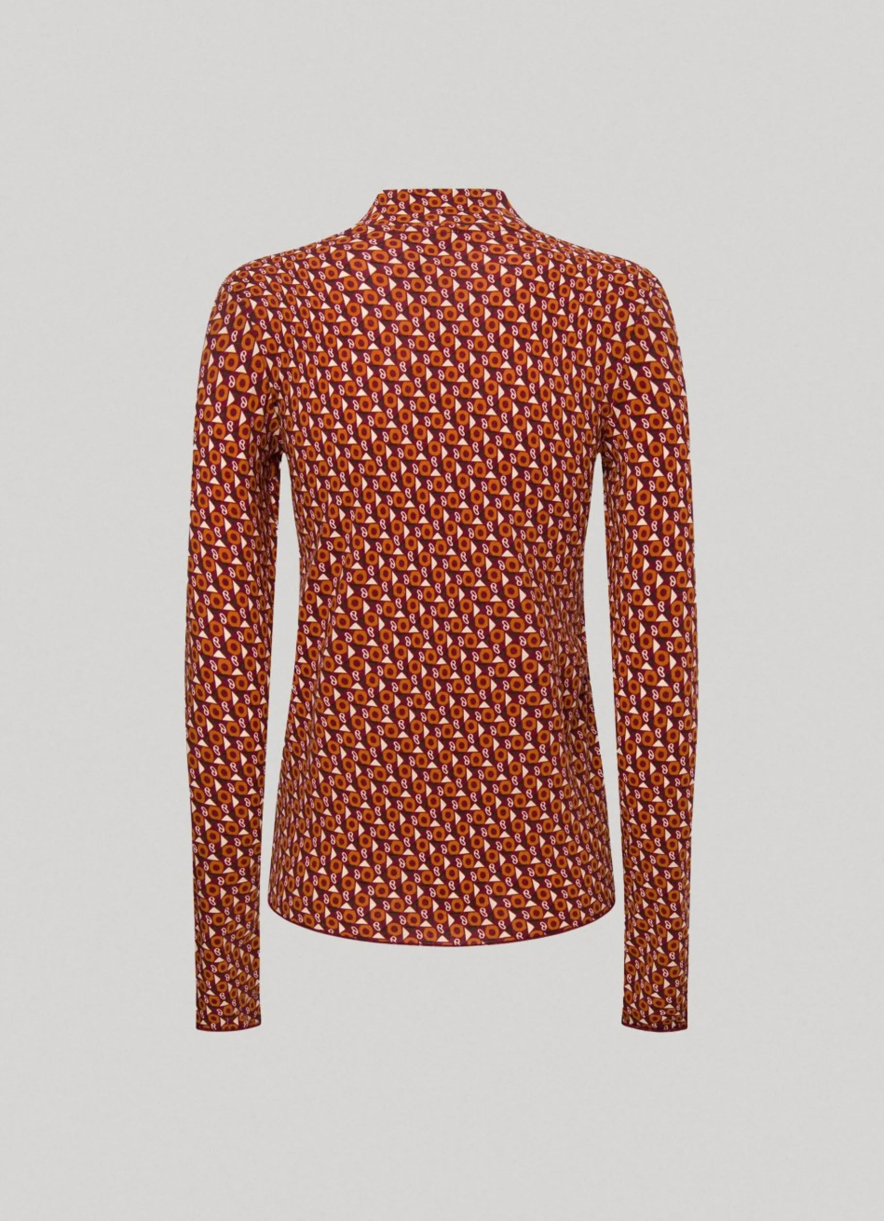Women Pepe Jeans Geometric Print T-Shirt