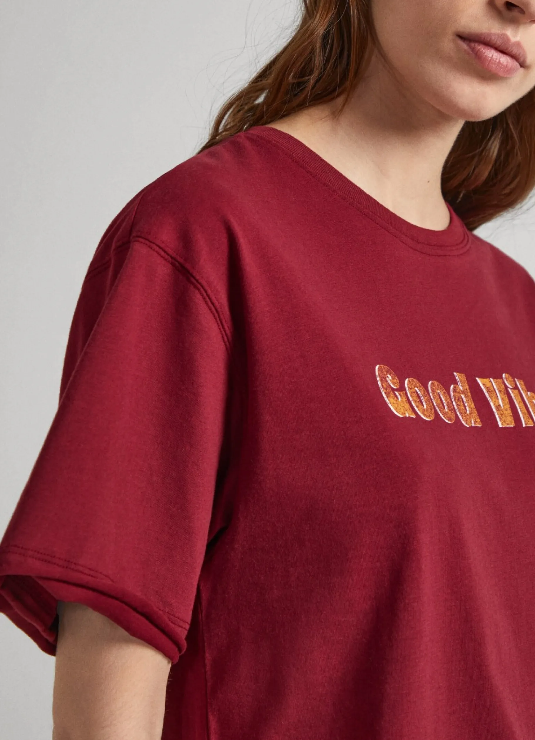 Women Pepe Jeans Glitter Print T-Shirt