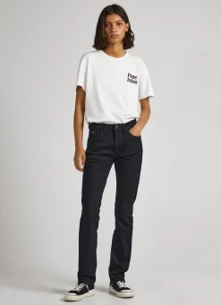 Women Pepe Jeans Grace Slim Fit High-Rise Jeans