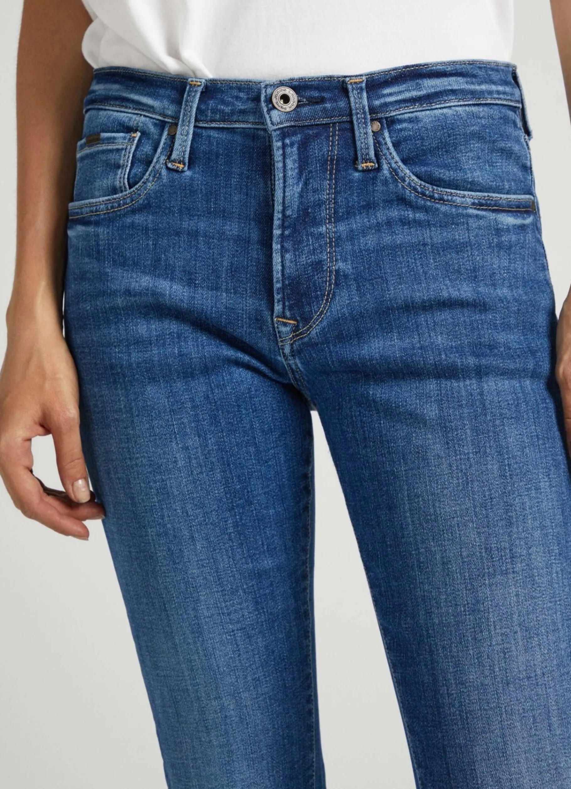 Women Pepe Jeans Grace Slim Fit High-Rise Jeans