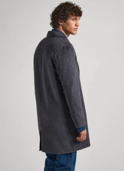 Men Pepe Jeans Handmade Wool Coat