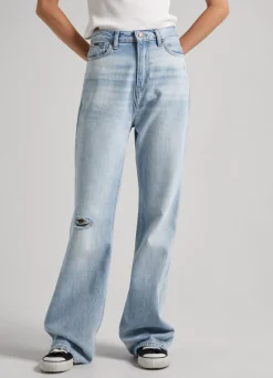 Women Pepe Jeans Harper Fit Flare High-Rise Jeans
