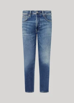Men Pepe Jeans Hatch Regular Slim Fit Mid-Rise Jeans
