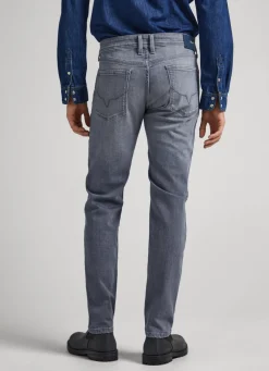 Men Pepe Jeans Hatch Regular Slim Fit Mid-Rise Jeans