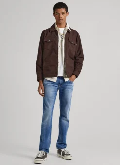 Men Pepe Jeans Hatch Slim Fit Low-Rise Jeans