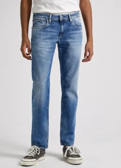 Men Pepe Jeans Hatch Slim Fit Low-Rise Jeans