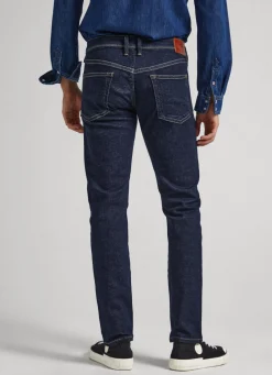 Men Pepe Jeans Hatch Slim Fit Low-Rise Jeans
