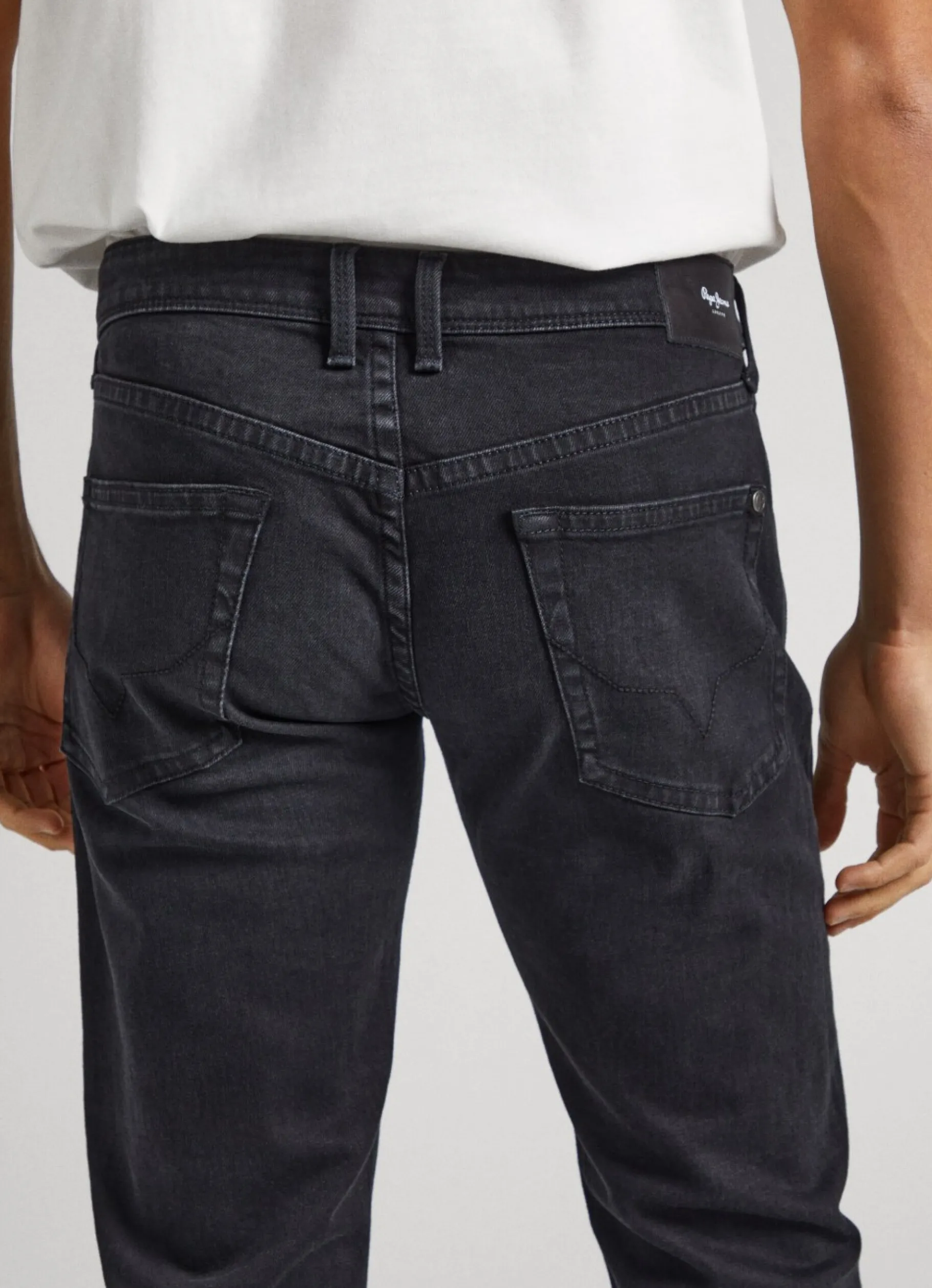 Men Pepe Jeans Hatch Slim Fit Low-Rise Jeans