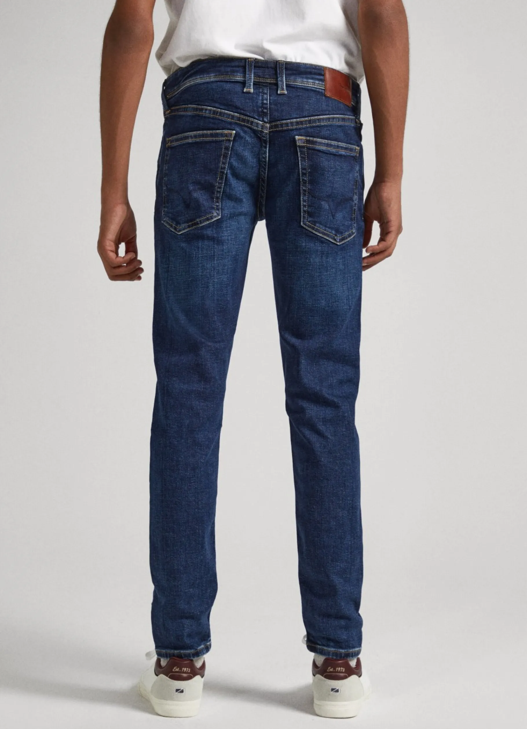 Men Pepe Jeans Hatch Slim Fit Low-Rise Jeans