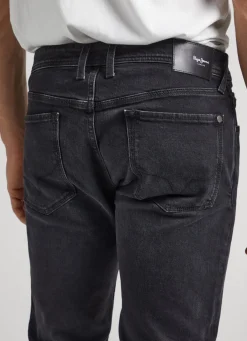 Men Pepe Jeans Hatch Slim Fit Mid-Rise Jeans