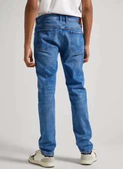 Men Pepe Jeans Hatch Slim Fit Mid-Rise Jeans
