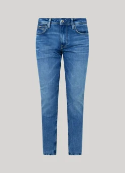 Men Pepe Jeans Hatch Slim Fit Mid-Rise Jeans