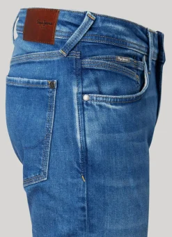 Men Pepe Jeans Hatch Slim Fit Mid-Rise Jeans
