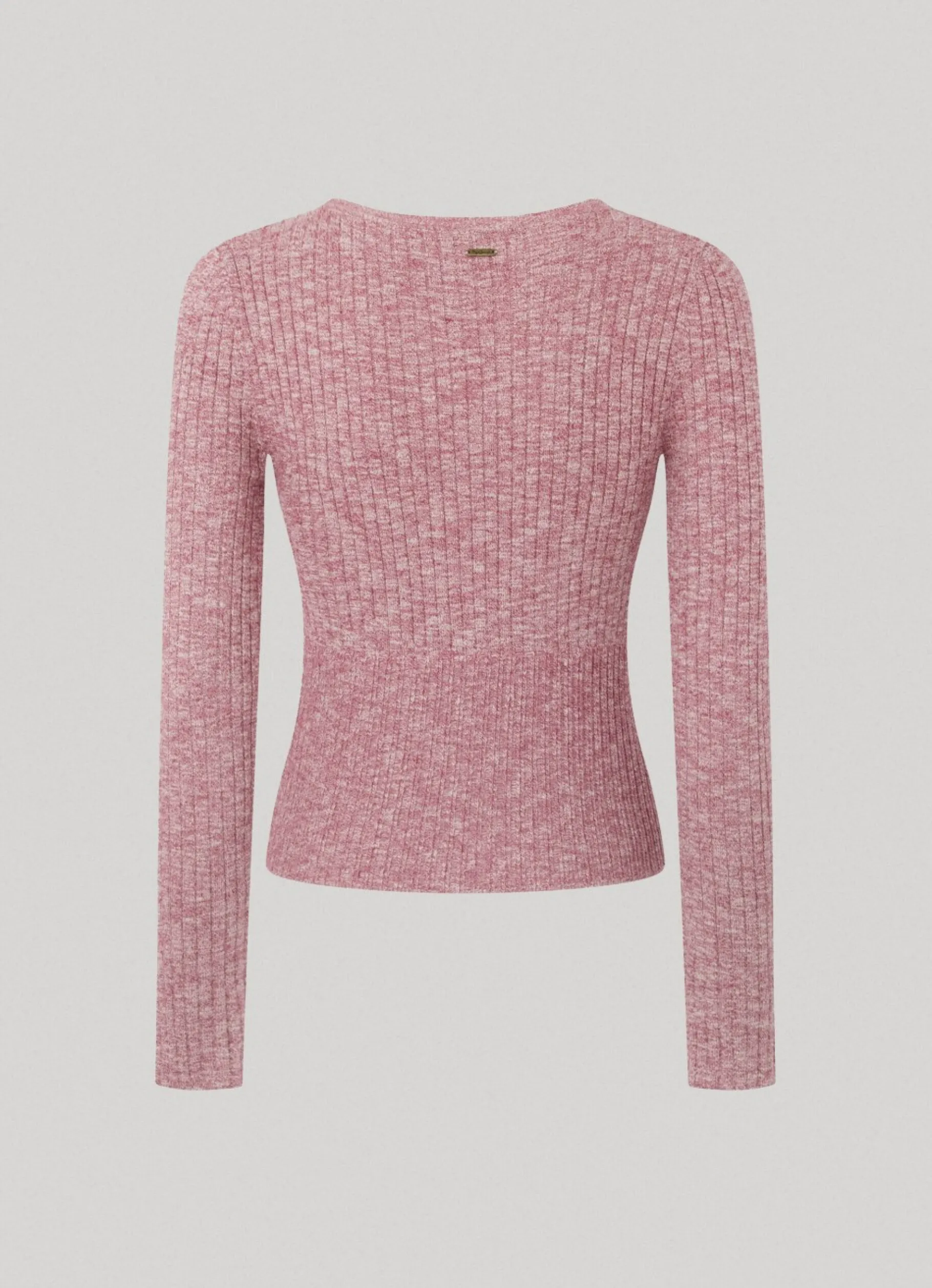 Women Pepe Jeans Heathered Melange Cotton Top