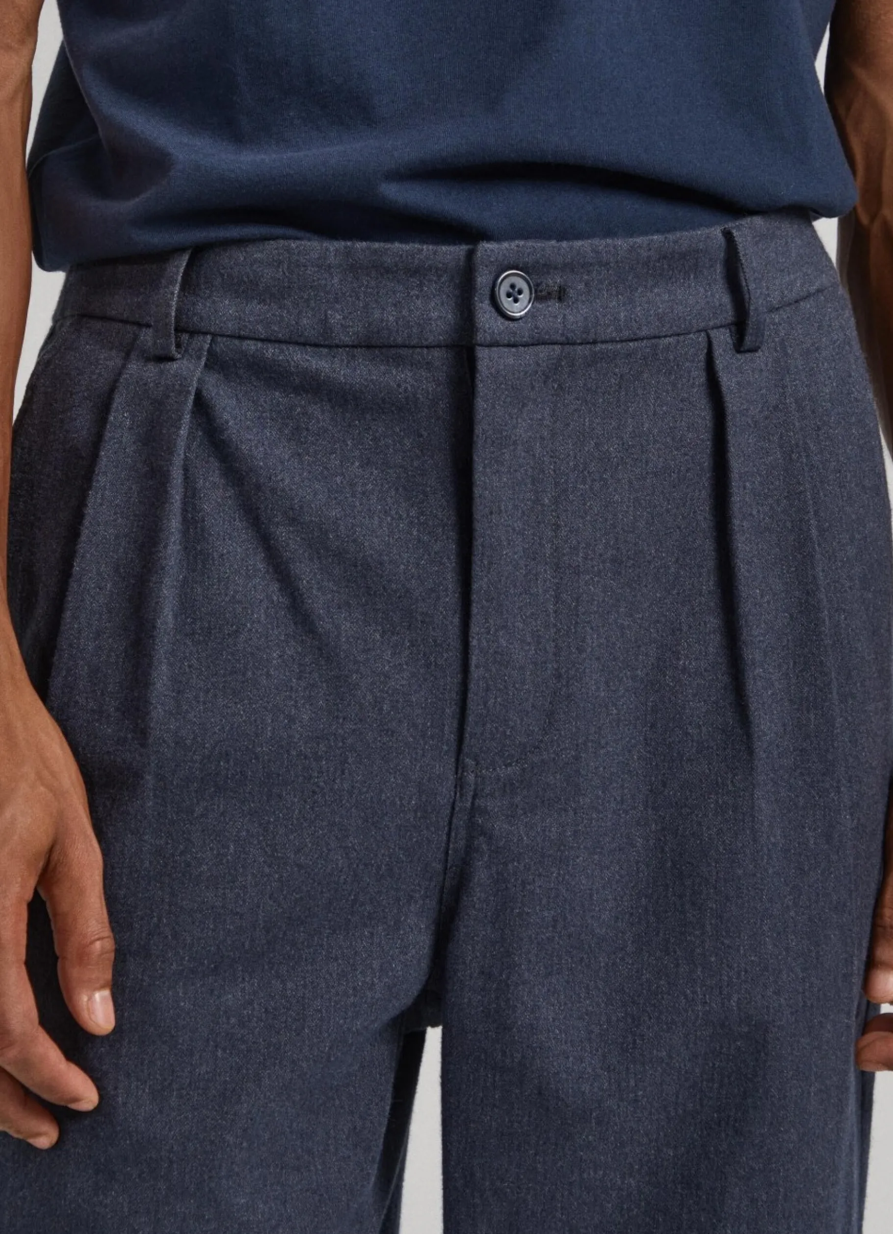 Men Pepe Jeans Herringbone Chino Trousers