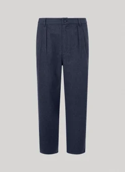 Men Pepe Jeans Herringbone Chino Trousers