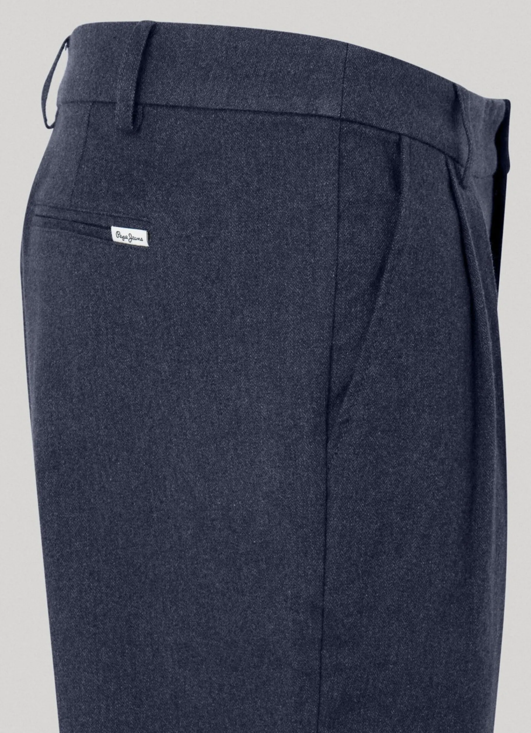 Men Pepe Jeans Herringbone Chino Trousers