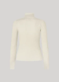 Women Pepe Jeans High Neck Ribbed Knit