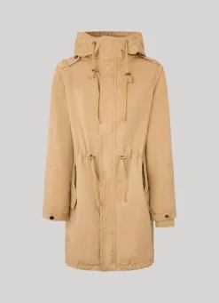 Women Pepe Jeans Hooded Cotton Parka