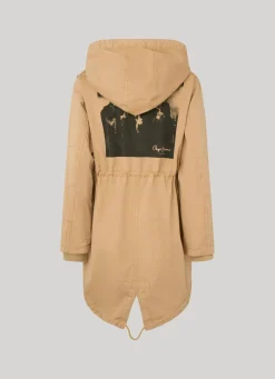Women Pepe Jeans Hooded Cotton Parka
