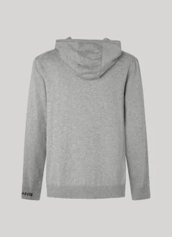 Men Pepe Jeans Hooded Cotton Sweatshirt