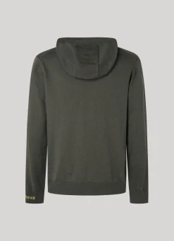 Men Pepe Jeans Hooded Cotton Sweatshirt