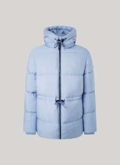 Women Pepe Jeans Hooded Puffer Jacket