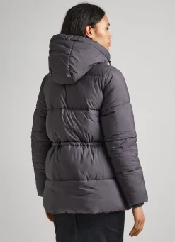 Women Pepe Jeans Hooded Puffer Jacket