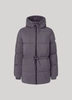 Women Pepe Jeans Hooded Puffer Jacket