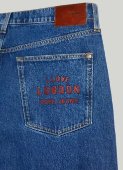 Men Pepe Jeans I Love London Tapered Fit Jeans