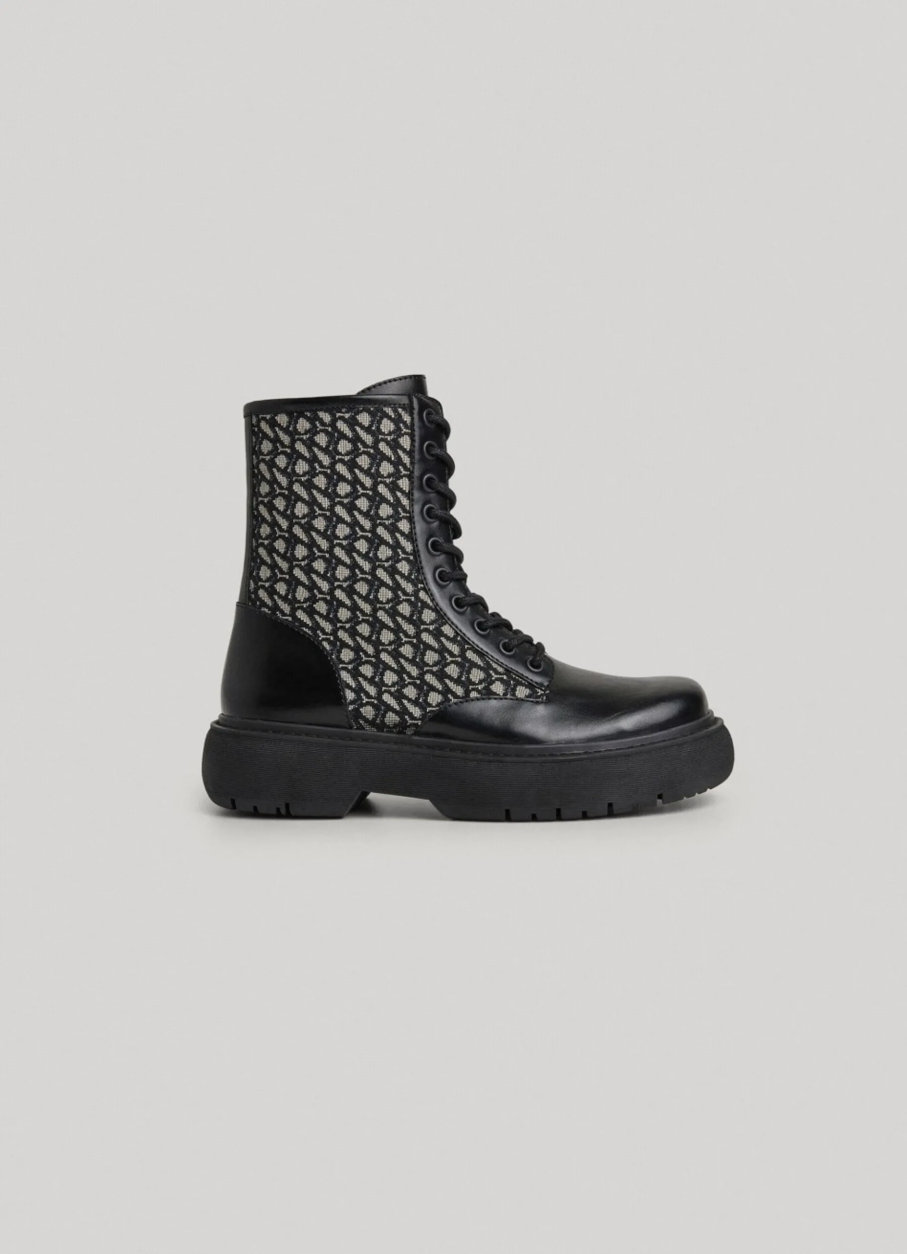 Women Pepe Jeans Jacquard Calf-Length Boots