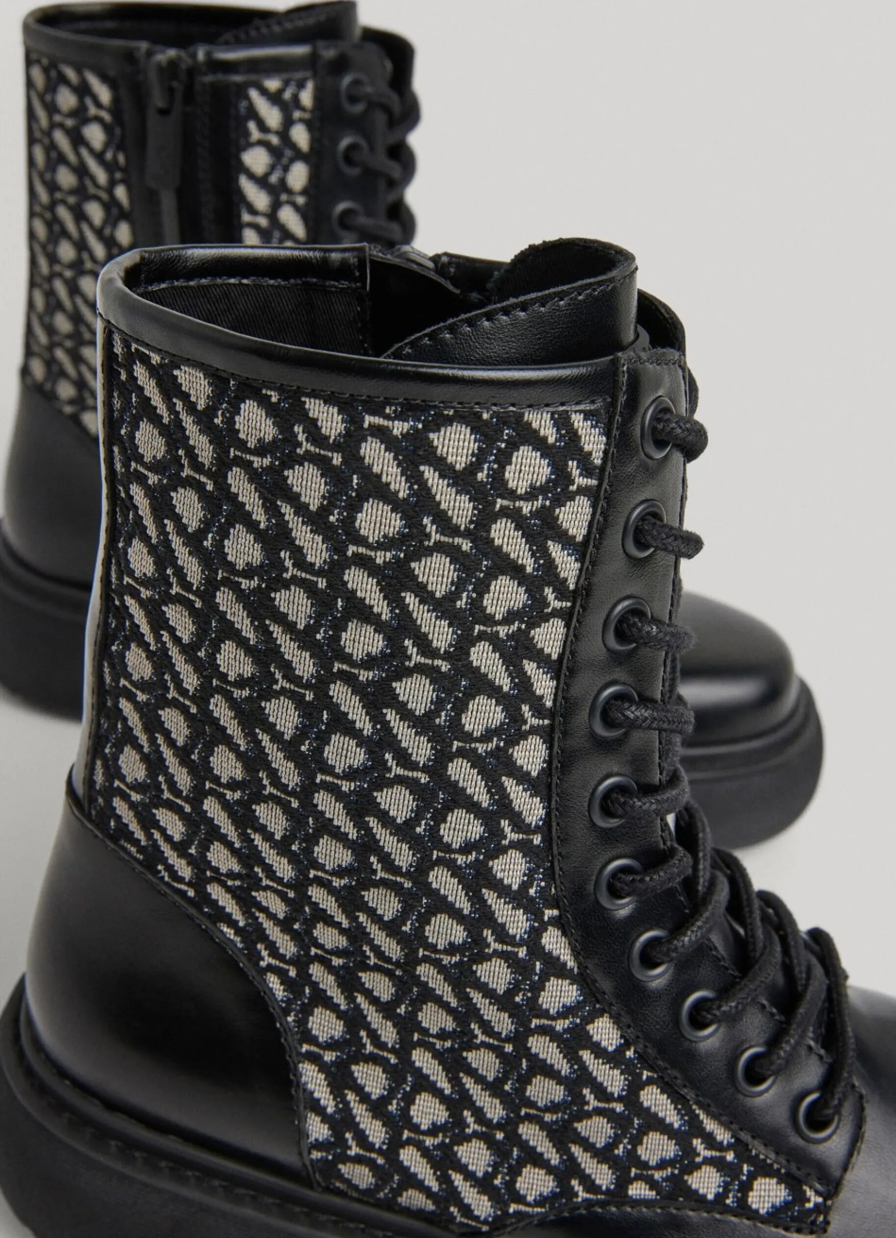 Women Pepe Jeans Jacquard Calf-Length Boots