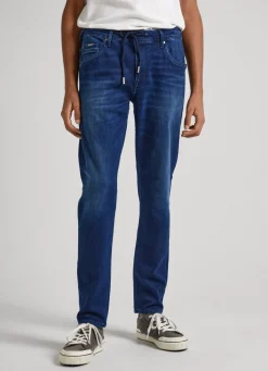 Men Pepe Jeans Jagger Slim Fit Mid-Rise Jeans