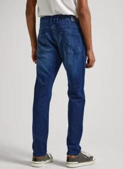 Men Pepe Jeans Jagger Slim Fit Mid-Rise Jeans