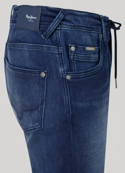 Men Pepe Jeans Jagger Slim Fit Mid-Rise Jeans