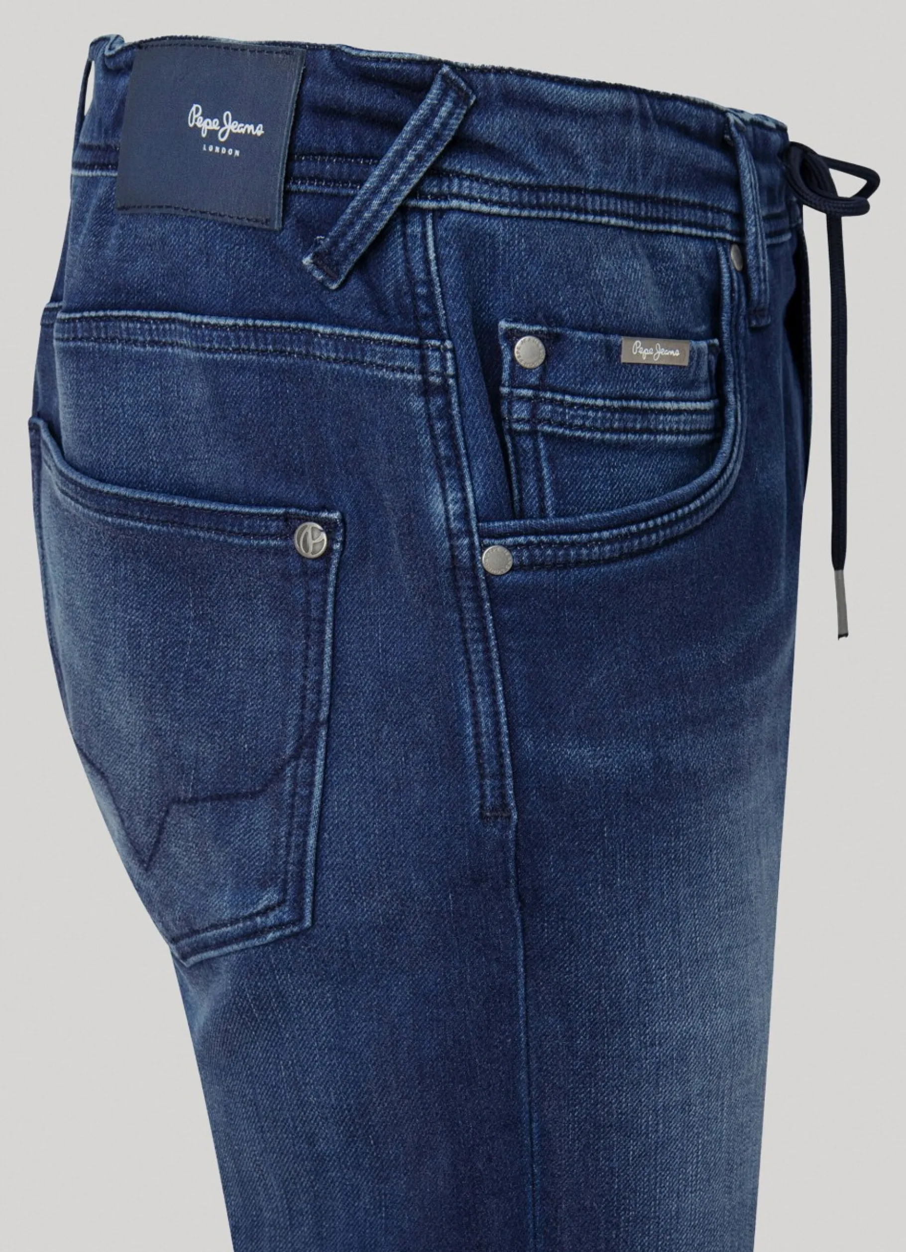 Men Pepe Jeans Jagger Slim Fit Mid-Rise Jeans