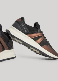 Women Pepe Jeans Joy Bright Combined Trainers